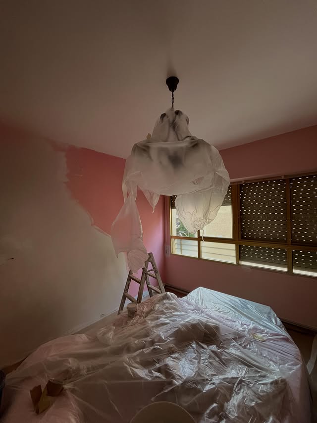 Preparación y pintura de dormitorio