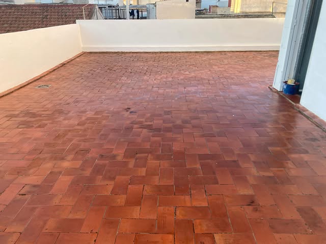 Terraza acabada por Pinturas Nepau